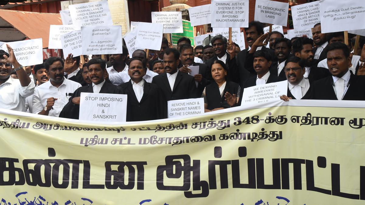 Madras Bar Association Opposes Renaming Of IPC CrPC And IEA In Hindi